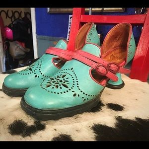 John Fluevog Mini BooBoos Aqua
